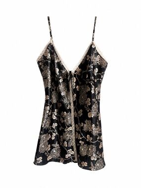 Y2K Victoria’s Secret Kimono Style Front-Tie Slip Dress